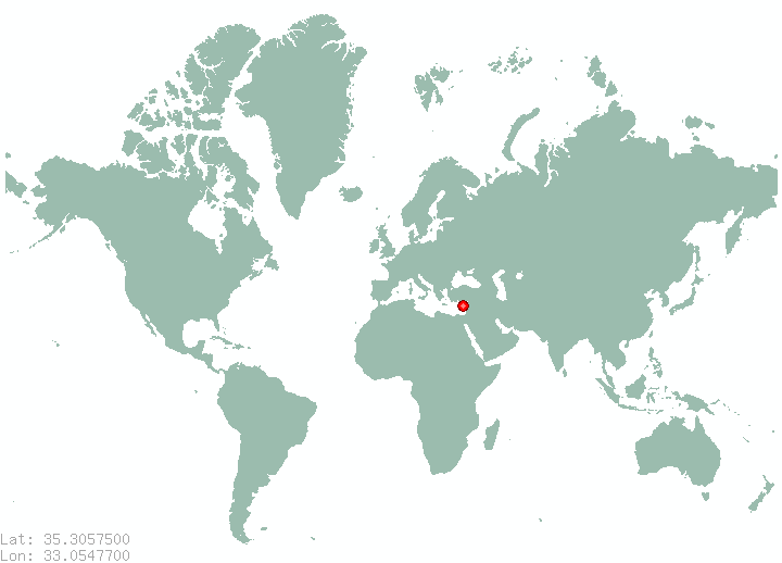 Diorios in world map